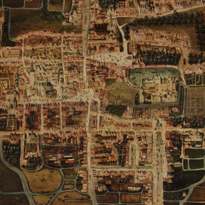 Map of The Hague in 1570