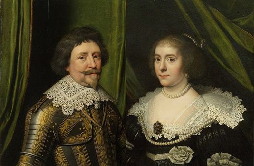 Portraits of Frederik Hendrik and Amalia van Solms