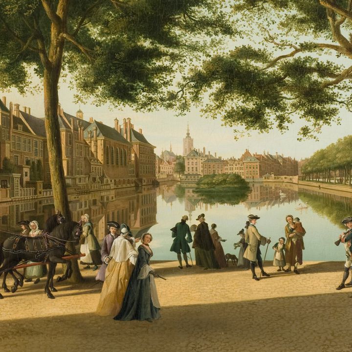 De Hofvijver gezien vanaf de Korte Vijverberg