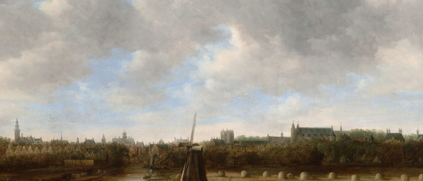 Jan van Goyen's Gezicht op Den Haag in het Haagse stadhuis
