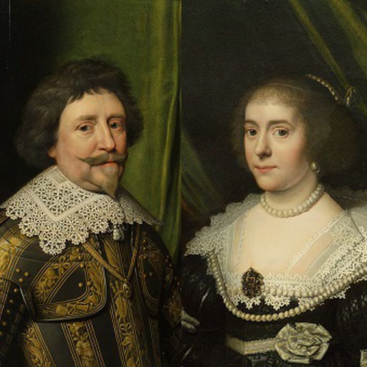Portretten van Frederik Hendrik en Amalia van Solms